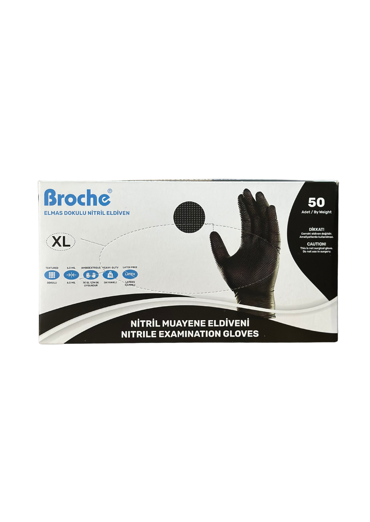 BROCHE POWER ELMAS DOKULU EKSTRA KALIN 50'Lİ PAKET